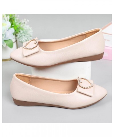 Closed Toe Sandals Women Solid Color Flat Sloping Heel Pointed Singles Shoes Love Shallow Arched Sole Work Shoes Daily H-848 ...