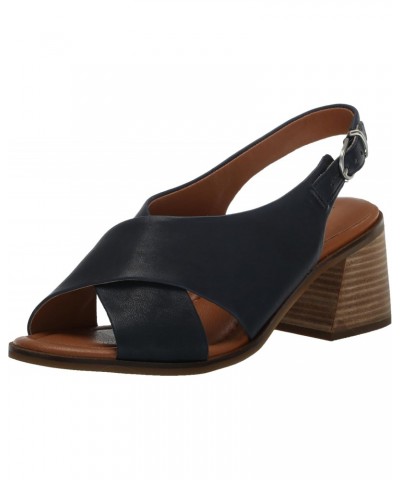 Women's RHIDLEE Heeled Sandal, Navy Blazer, 8 $30.27 Sandals