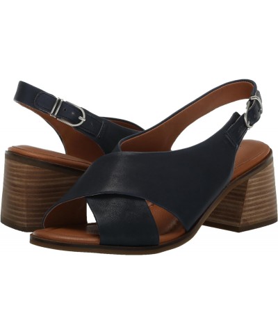 Women's RHIDLEE Heeled Sandal, Navy Blazer, 8 $30.27 Sandals