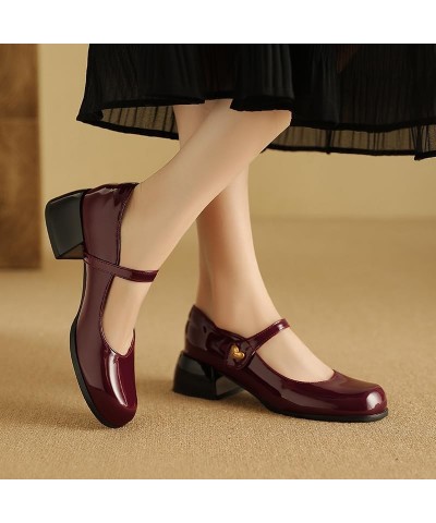 Women Sandals Summer Dress Shoes Spring Loafers Slip On Patent Leather Shoe Glossy Sandals Loafers Size 5-13 Black Burgundy B...