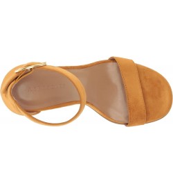 Women's Lawrence Heeled Sandal Tan Faux Suede $22.64 Flats