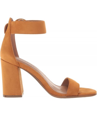 Women's Lawrence Heeled Sandal Tan Faux Suede $22.64 Flats