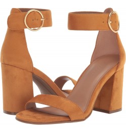 Women's Lawrence Heeled Sandal Tan Faux Suede $22.64 Flats