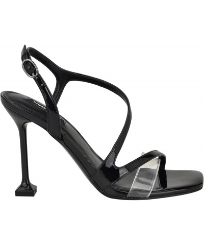 Womens Nines Heeled Sandal Black 001 $15.40 Sandals