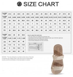 Womens Straw Rope Sandals Flat Beach Slippers Summer Slide Beach Pool Slipper Sandals Braided Sandals for Indoor Outdoor Beig...