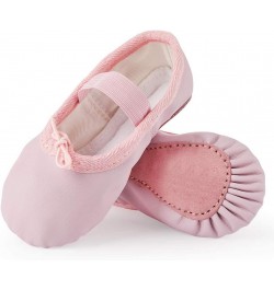 Toddler Ballet Shoes for Girls Baby Ballet Slippers Leather Full Sole Women Ballerina Dance shoes Pink $7.23 Athletic Shoes