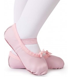 Toddler Ballet Shoes for Girls Baby Ballet Slippers Leather Full Sole Women Ballerina Dance shoes Pink $7.23 Athletic Shoes