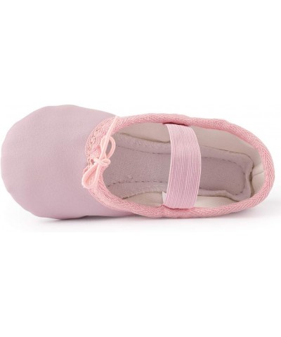 Toddler Ballet Shoes for Girls Baby Ballet Slippers Leather Full Sole Women Ballerina Dance shoes Pink $7.23 Athletic Shoes