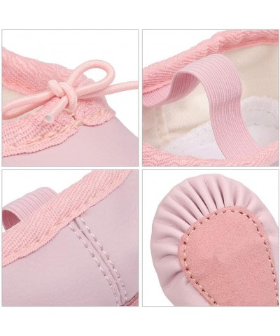 Toddler Ballet Shoes for Girls Baby Ballet Slippers Leather Full Sole Women Ballerina Dance shoes Pink $7.23 Athletic Shoes