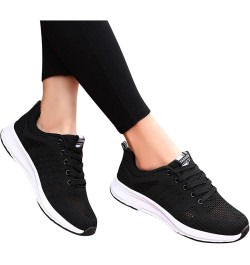 Women Arch Support Walking Shoes Women Shoes Shoes Fashion Outdoor Lace Up Breathable Sports Mesh Runing Women's (Hot Pink, 8...