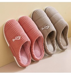 Fluffy Slippers Women Men Mexican Women Slippers Home Warm Cotton Slippers Winter Minimalist Comfortable Fuzzy Loafers Pink $...