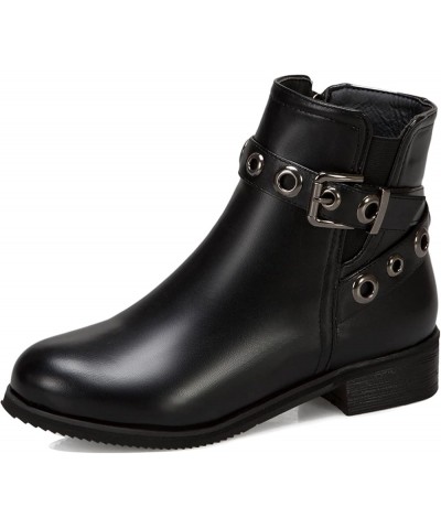 Womens Round Toe Chelsea Fashion Ankle Boots Black 2 $30.19 Boots