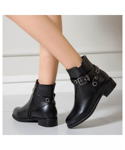 Womens Round Toe Chelsea Fashion Ankle Boots Black 2 $30.19 Boots