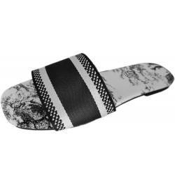 Women Flip Flops Size 9 Female Sandals For Woman Bubble Slides For Women Dressy Flip Flops For Women Elegant Black-c $12.25 S...