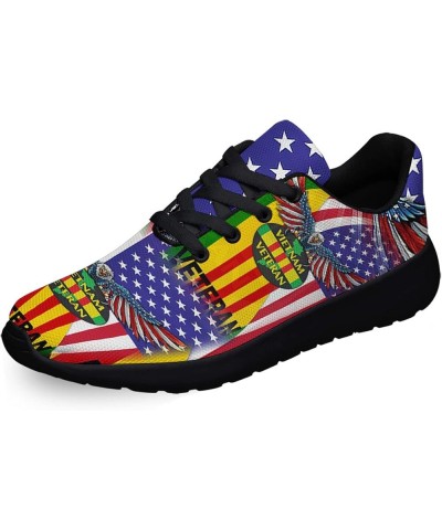 Mens Womens Walking Tennis Running Shoes Comfortable Sport Walking Golf Gym Sneakers Gifts for Him Vietnam Veteran American B...