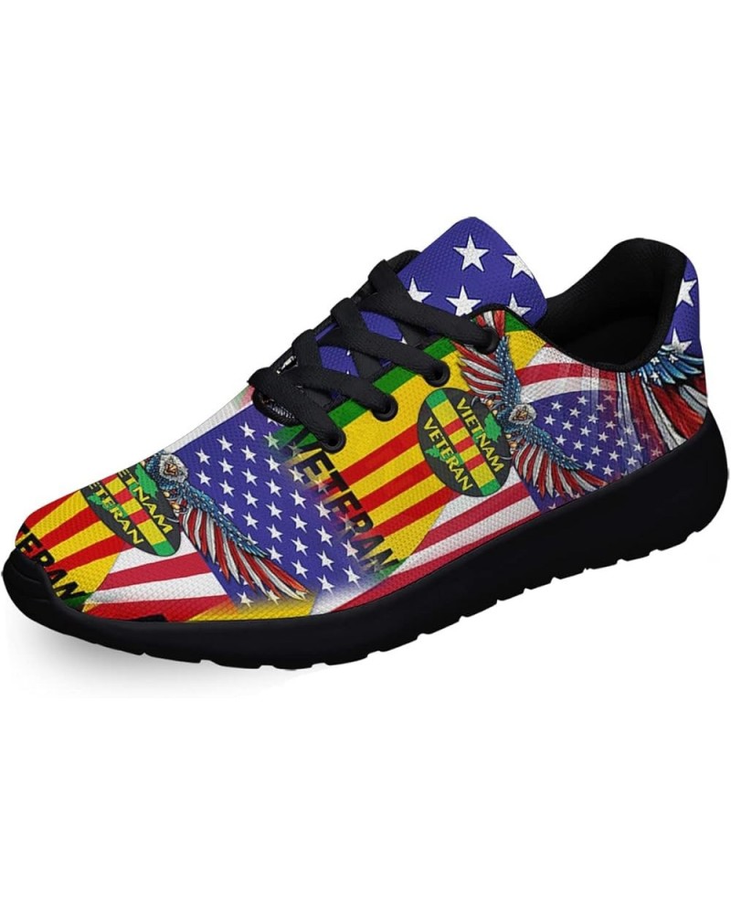 Mens Womens Walking Tennis Running Shoes Comfortable Sport Walking Golf Gym Sneakers Gifts for Him Vietnam Veteran American B...