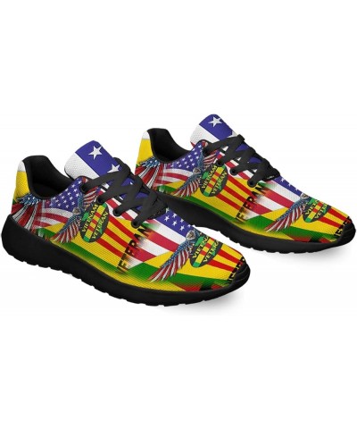 Mens Womens Walking Tennis Running Shoes Comfortable Sport Walking Golf Gym Sneakers Gifts for Him Vietnam Veteran American B...