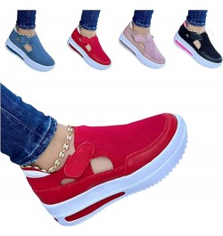 2022 Spring Sneakers Women Casual Breathable Sport Shoes, Women Slip on Shoes Casual with Arch Support for Summer Hook and Lo...