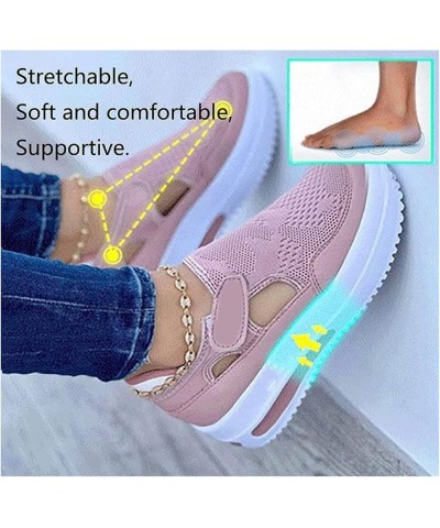 2022 Spring Sneakers Women Casual Breathable Sport Shoes, Women Slip on Shoes Casual with Arch Support for Summer Hook and Lo...