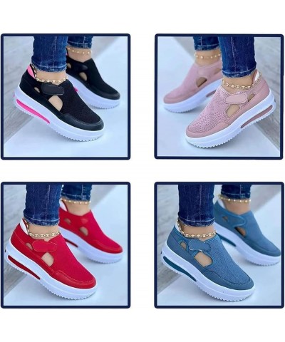 2022 Spring Sneakers Women Casual Breathable Sport Shoes, Women Slip on Shoes Casual with Arch Support for Summer Hook and Lo...