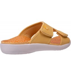 Women's Style Slide Sandal Yellow Snake $25.39 Sandals