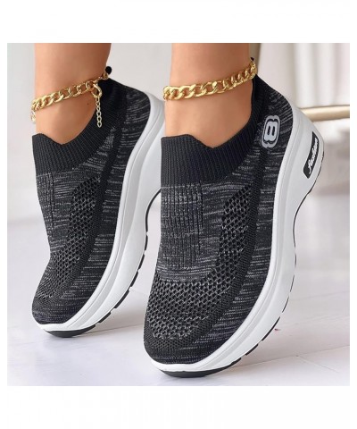 Womens Fashion Sneakers 2023 Retro Walking Shoes Women Size 5.5 Slip On Shoes for Women Sneakers Diabetes Womens Trail Runnin...