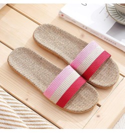 Sandals Casual Womens Beach Slippers Indoor Slides Slip Shoes On Fashion Home slipper Warm Winter Slippers Summer Red $9.12 S...