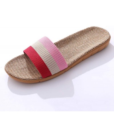 Sandals Casual Womens Beach Slippers Indoor Slides Slip Shoes On Fashion Home slipper Warm Winter Slippers Summer Red $9.12 S...