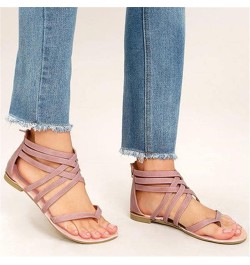 High Wedge Sandals for Women Flat Open Women's Toe Shoes Zipper Summer Sandals Fashion Breathable Beach Women's sandals Wedge...