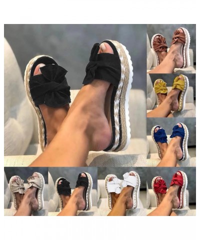 Womens Flat Sandals Lightweight Non Slip Flip Flops Casual Open Toe Slides Indoor Outdoor Beach Slippers Shoes T4a-red $13.44...