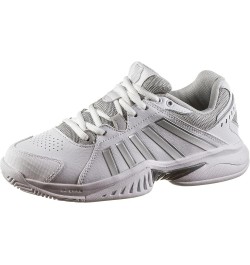 Women's Receiver V Tennis Shoe White Vapor Blue Silver $37.13 Athletic Shoes