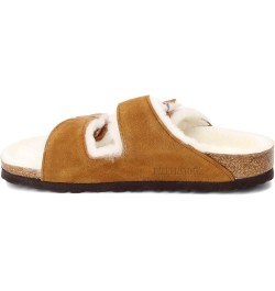 Women's Soft Footbed Arizona SFB Blu Oil LTR N Mink Shearling Suede $88.56 Sandals