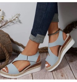 Grishay Shoes Womens, Women's Thick-Soled Buckle Wedge Sandals, Grishay Women's Ultra-Comfy Sandals White $16.82 Sandals