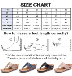 Wedge Sandals for Women Dressy Summer Women's Comfy Orthotic Sandals with Arch Support Plantar Fasciitis Slides Dress Shoes O...