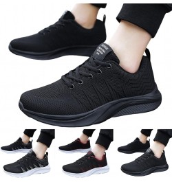 Men's Slip On Walking Shoes Fashion Lightweight Breathable Mesh Gym Tennis Comfortable Athletic Sneakers 2-black $16.96 Athle...