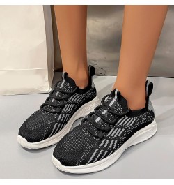 Walking Shoes for Women Wide Width Trainers Mesh Casual Zapatos Para Correr De Mujer Womens White Sneakers Z 15-black $11.86 ...