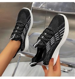 Walking Shoes for Women Wide Width Trainers Mesh Casual Zapatos Para Correr De Mujer Womens White Sneakers Z 15-black $11.86 ...