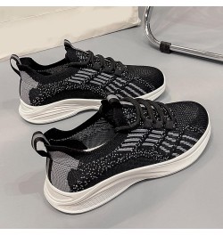 Walking Shoes for Women Wide Width Trainers Mesh Casual Zapatos Para Correr De Mujer Womens White Sneakers Z 15-black $11.86 ...