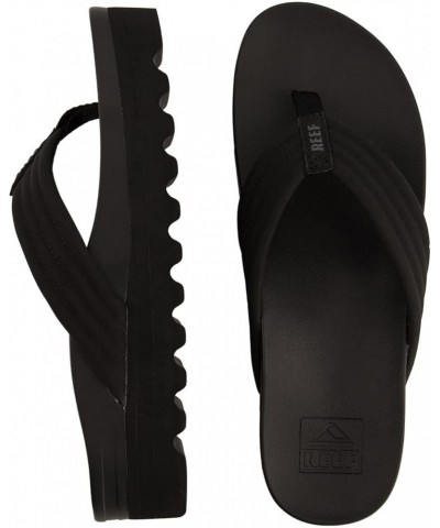 Womens Cushion Shea Hi Sandal Black/Black $25.18 Sandals