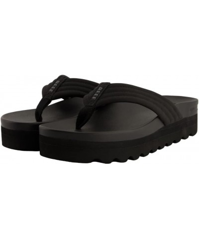 Womens Cushion Shea Hi Sandal Black/Black $25.18 Sandals