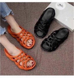 Slippers Summer Fashion Hollow Out Slippers Unisex Beach ​Sandals Water Shoes Bottom Heightening Indoor Couple Slippers Men's...