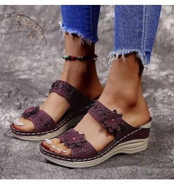 espadrille sandal platform, Women's Fashion Summer Solid Peep Toe Casual Wedge Platform Shoes Sandals A01 Wine $11.53 Sandals