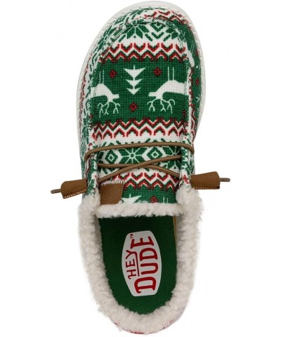 Womens Wendy Ugly Sweater Green $23.61 Loafers & Slip-Ons