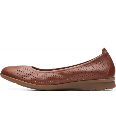 Women's Jenette Ease Ballet Flat Tan Leather $23.62 Flats