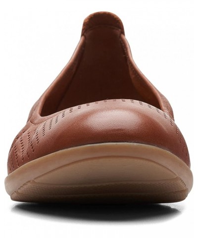 Women's Jenette Ease Ballet Flat Tan Leather $23.62 Flats