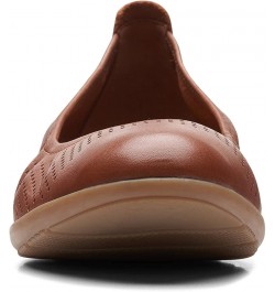 Women's Jenette Ease Ballet Flat Tan Leather $23.62 Flats