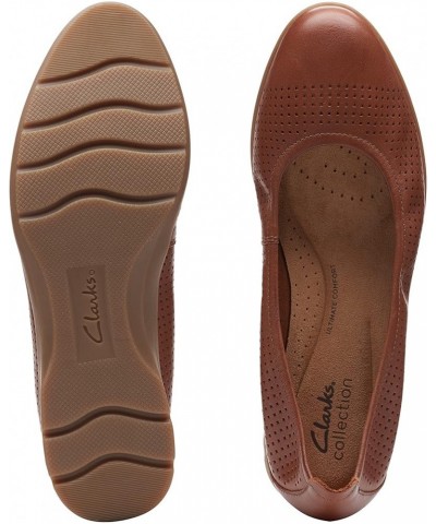 Women's Jenette Ease Ballet Flat Tan Leather $23.62 Flats