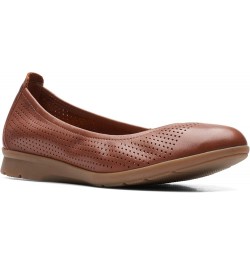 Women's Jenette Ease Ballet Flat Tan Leather $23.62 Flats