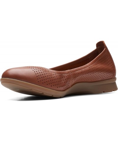 Women's Jenette Ease Ballet Flat Tan Leather $23.62 Flats