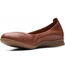 Women's Jenette Ease Ballet Flat Tan Leather $23.62 Flats